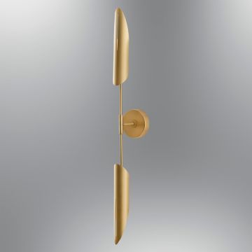 Aplica de perete, L1198 - Antique, Lightric, 90 x 11 x 15 cm, 2 x GU10, 5W, aramiu antic