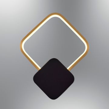 Aplica de perete, L1860 - Antique, Lightric, 35 x 28 x 4 cm, LED, 15W, aramiu antic