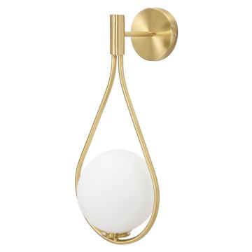 Aplica de perete Glamy Drop, Mauro Ferretti, 1 x E14, 40W, 24x20x52 cm, fier