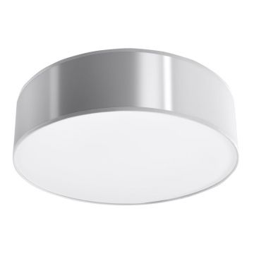 Plafonieră argintie ø 35 cm Atis – Sollux