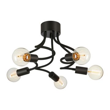 PlafonierÄcu 5 becuri MarkslÃ¶jd Medua, negru