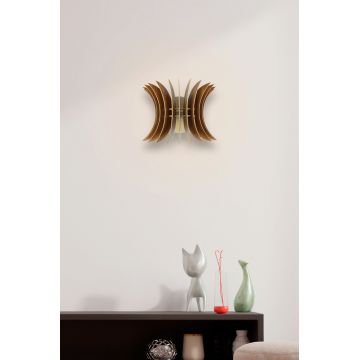 Aplica de perete, FullHouse, 390FLH2103, MDF  , Maro