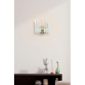 Aplica de perete, FullHouse, 390FLH2107, MDF  , Alb