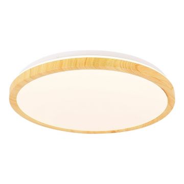 Plafonieră LED în culoare naturală ø 39 cm Gandava – Candellux Lighting