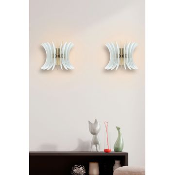 Aplica de perete, FullHouse, 390FLH2102, MDF  , Alb