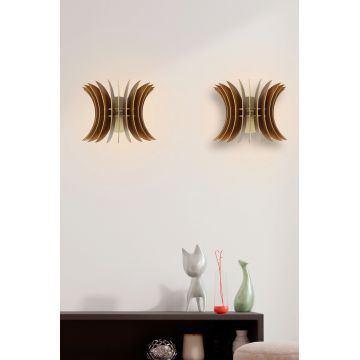 Aplica de perete, FullHouse, 390FLH2104, MDF  , Maro