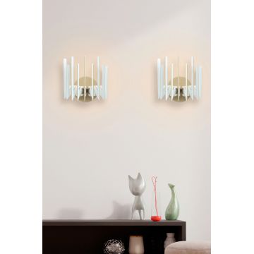 Aplica de perete, FullHouse, 390FLH2108, MDF  , Alb