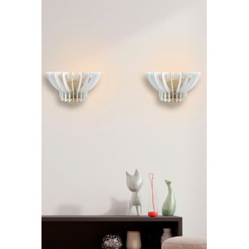 Aplica de perete, FullHouse, 390FLH2120, MDF  , Alb