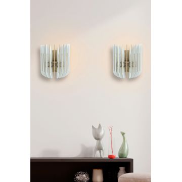 Aplica de perete, FullHouse, 390FLH2126, MDF  , Alb