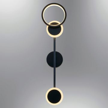 Aplica de perete, Opviq, 414LRC1164, Negru