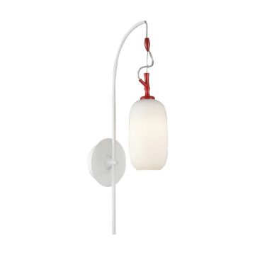 Aplica de perete, Opviq, 414LRC1665, Rosu