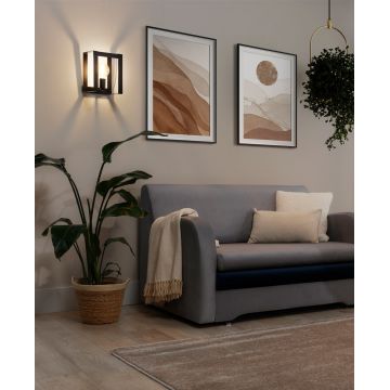 Aplica de perete ELTAP, Giorri, 20x18x25 cm, 1xE27, 15W, otel, negru