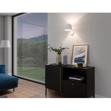 Aplica de perete ELTAP, Vespillo, 20x20x23 cm, 1xE27, 15W, otel/PVC, alb