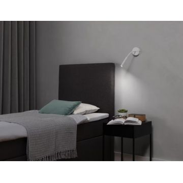 Aplica de perete ELTAP, Vespillo, 35x8 cm, 1xG9, 8W, otel, alb
