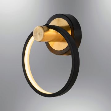 Aplica de perete, Opviq, 414LRC1854, Negru