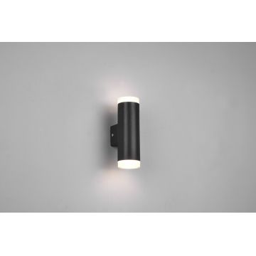 Aplica de perete Ray, TRIO, 5.2x8x16.6 cm, 4W, 2x SMD, plastic, negru mat