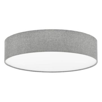 Plafonieră albă/gri cu abajur textil PASTERI – EGLO