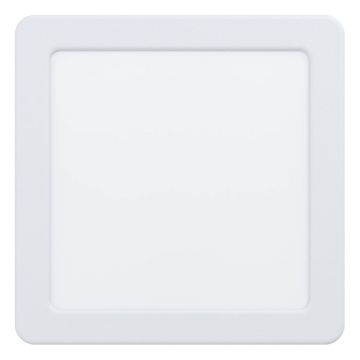 Plafonieră albă LED/încastrată 17x17 cm FUEVA 5 – EGLO