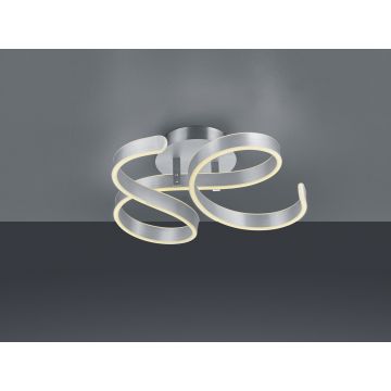 Plafoniera Francis, TRIO, 54x52x19.5 cm, 40W, 1x SMD, metal, argintiu lucios