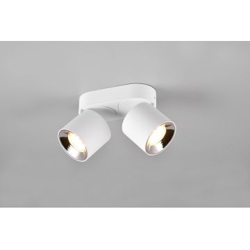 Plafoniera Guayana, TRIO, 18x8.7x12 cm, 10W, 2x GU10, metal, alb mat