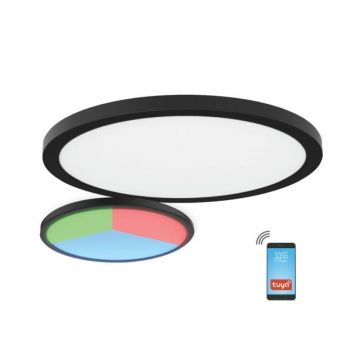 Plafoniera LED Nebula 24W, KL151082, 24W, 3000-6500K, negru
