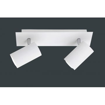 Plafoniera Marley, TRIO, 30x9x15 cm, 35W, 2x GU10, metal, alb