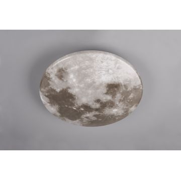 Plafoniera Moonika, RL, 37x8.5 cm, 15W, 1x SMD, plastic, alb