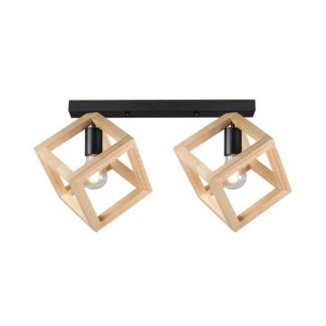 Plafoniera Rhombus PL2, KL100051, 2xE27, natur
