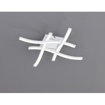 Plafoniera Route, RL, 46x46x7 cm, 5W, 4x SMD, metal, alb mat