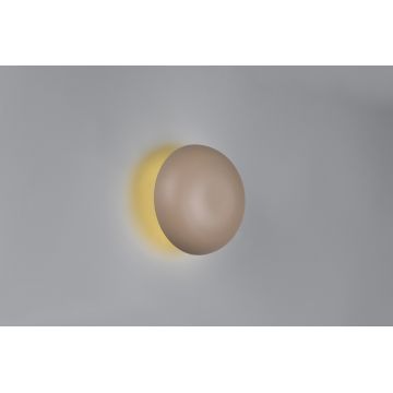 Aplica de perete Davey, RL, 8.4x15.5 cm, 1.5W, 1x SMD, metal, bej