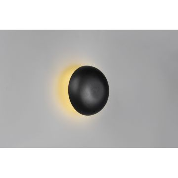 Aplica de perete Davey, RL, 8.4x15.5 cm, 1.5W, 1x SMD, metal, negru mat