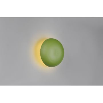 Aplica de perete Davey, RL, 8.4x15.5 cm, 1.5W, 1x SMD, metal, verde