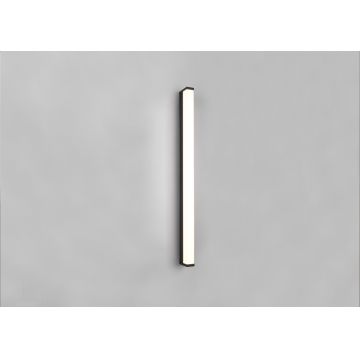 Aplica de perete Fabio, TRIO, 80x3.8 cm, 12W, 1x SMD, metal, negru mat