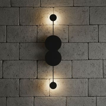 Aplica de perete, Opviq, 119FRS1179, Negru