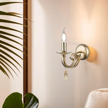 Aplica de perete, Opviq, 341LCA1603, Maro antichizat