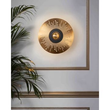 Aplica de perete, Opviq, 414LRC2022, Maro antichizat