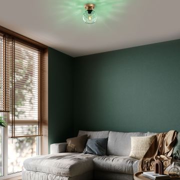 Aplica de perete, Opviq, 521SHN3689, Mentă / Aur