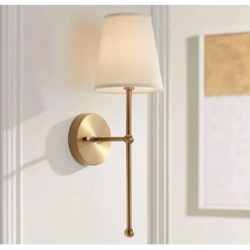 Aplica de perete, Opviq, 751ARL1140, Metal, Aur / Crem