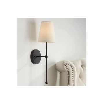 Aplica de perete, Opviq, 751ARL1141, Metal, Negru / Crem