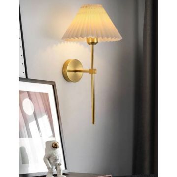 Aplica de perete, Opviq, 751ARL1142, Metal, Aur / Crem