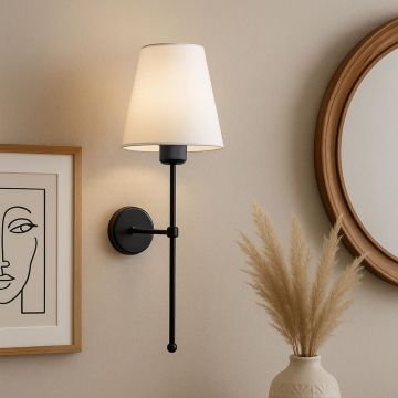 Aplica de perete, Opviq, 780SGN2710, Crem/Negru