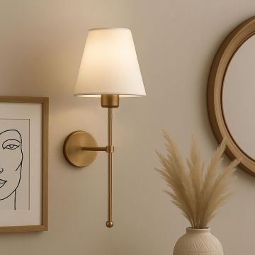Aplica de perete, Opviq, 780SGN2711, Crem / Aur
