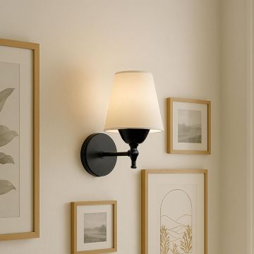 Aplica de perete, Opviq, 780SGN2714, Crem/Negru