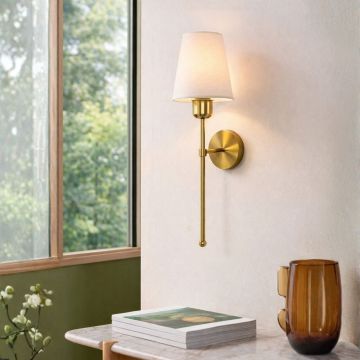 Aplica de perete, Opviq, 780SGN2720, Auriu / Ecru