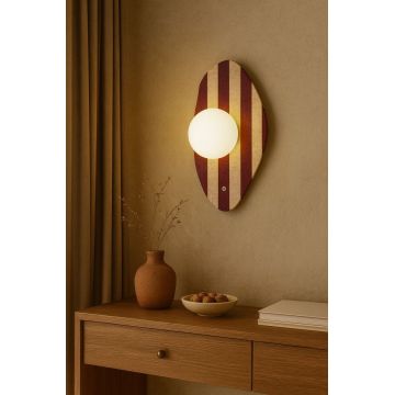 Aplica de perete, Opviq, 823OLY1146, Bej / Alb / Roșu