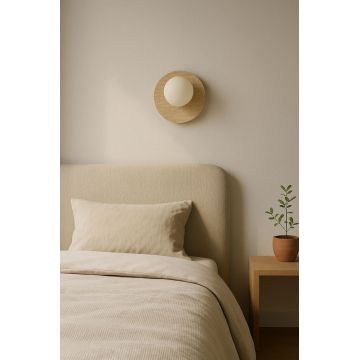 Aplica de perete, Opviq, 823OLY1166, Bej/Alb