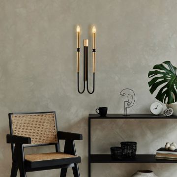 Aplica de perete, Opviq, 892OPV2444, Negru