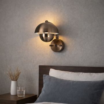 Aplica de perete, Opviq, 892OPV3502, Maro antichizat