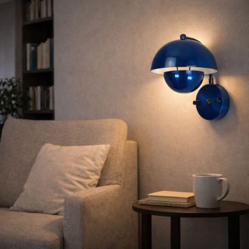 Aplica de perete, Opviq, 892OPV3504, Albastru