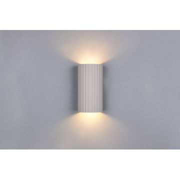 Aplica de perete Soka, TRIO, 9.5x8.5x18 cm, 10W, 2x GU10, metal, gri